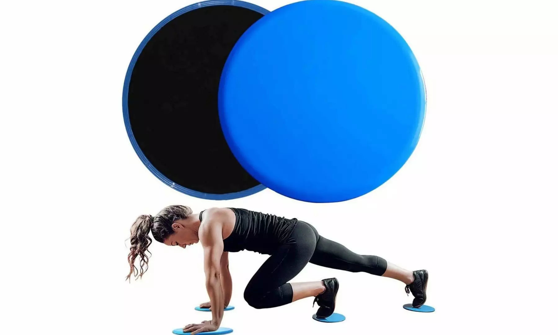 Core Sliders Smooth Gliders Dual-Sided Design Core Exercise Sliders (Set of 2) - Primary Image
