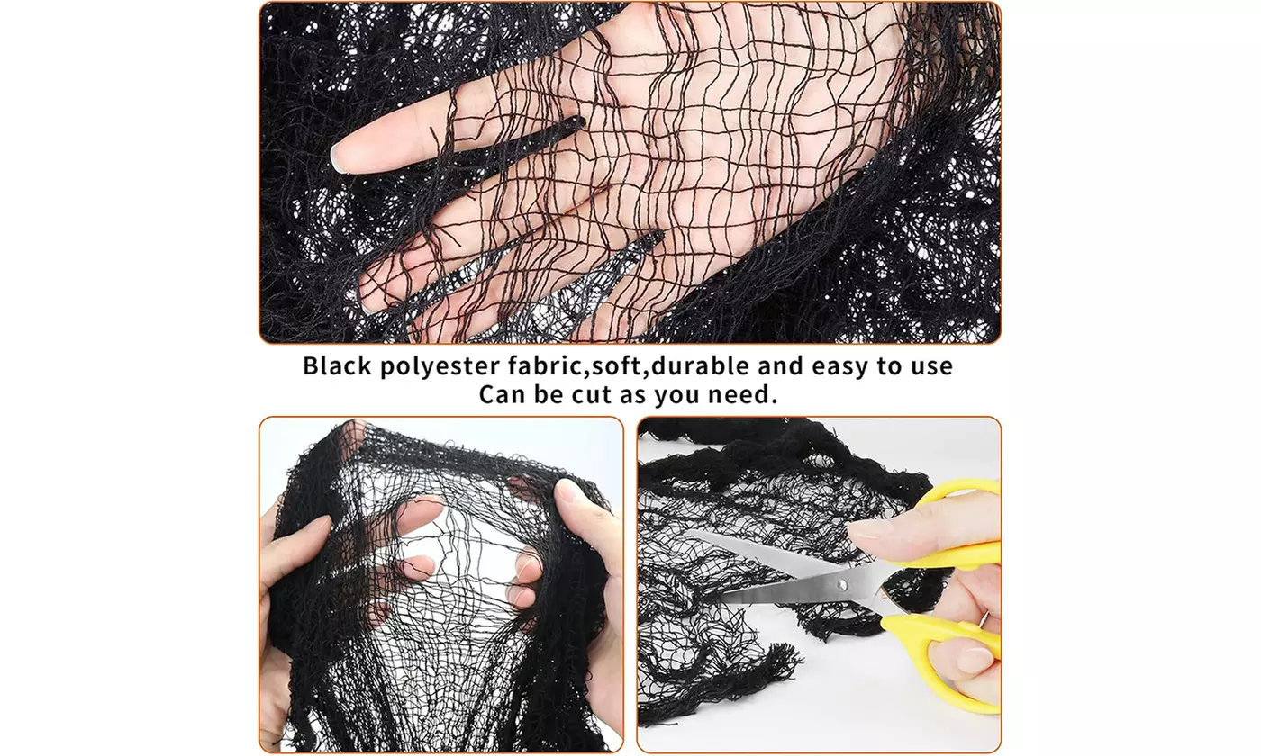 5 PCS Halloween Creepy Cloth Scary Spooky Cloth Creepy Gauze Decorations