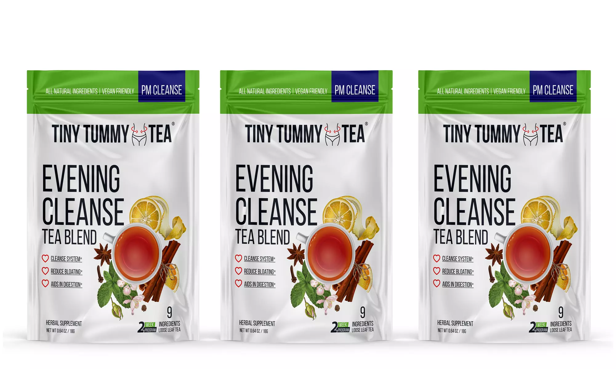 Tiny Tummy Tea Evening Cleanse & Digestion Blend (1, 2, or 3-Pack) - Second Medium