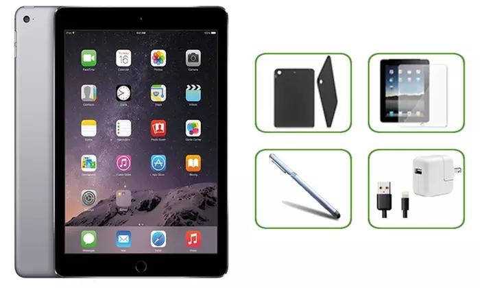 Apple iPad Air 32GB Space Gray Verizon Bundle Refurbished (Scratch & Dent) - Second Medium