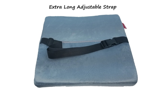 Up To 12 Off On Adjustable Strap Lumbar Cushi Groupon Goods