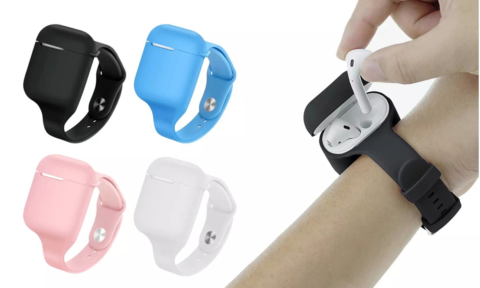 Sports Wristband Protective Case Cover For Airpods (4-Colors) - Primary Image