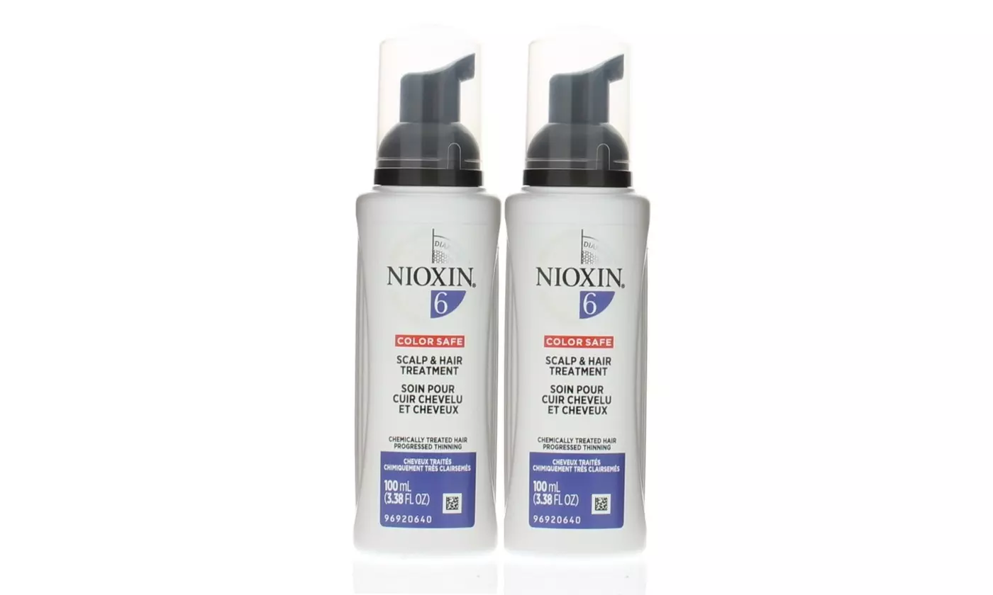 Nioxin Cleanser 10.1oz, Conditioner 10.1oz, Treatment 3.38oz (Single, Duo, Pack)