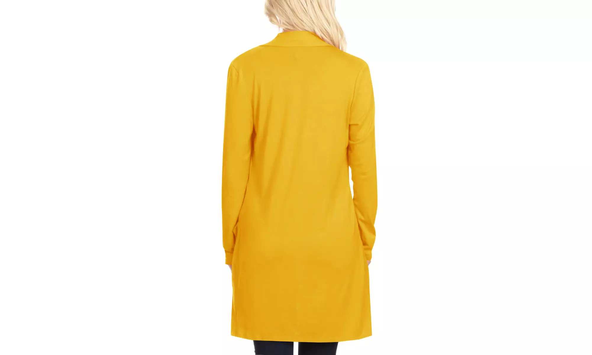 Women's Casual Long Sleeve Solid Open Cardigan