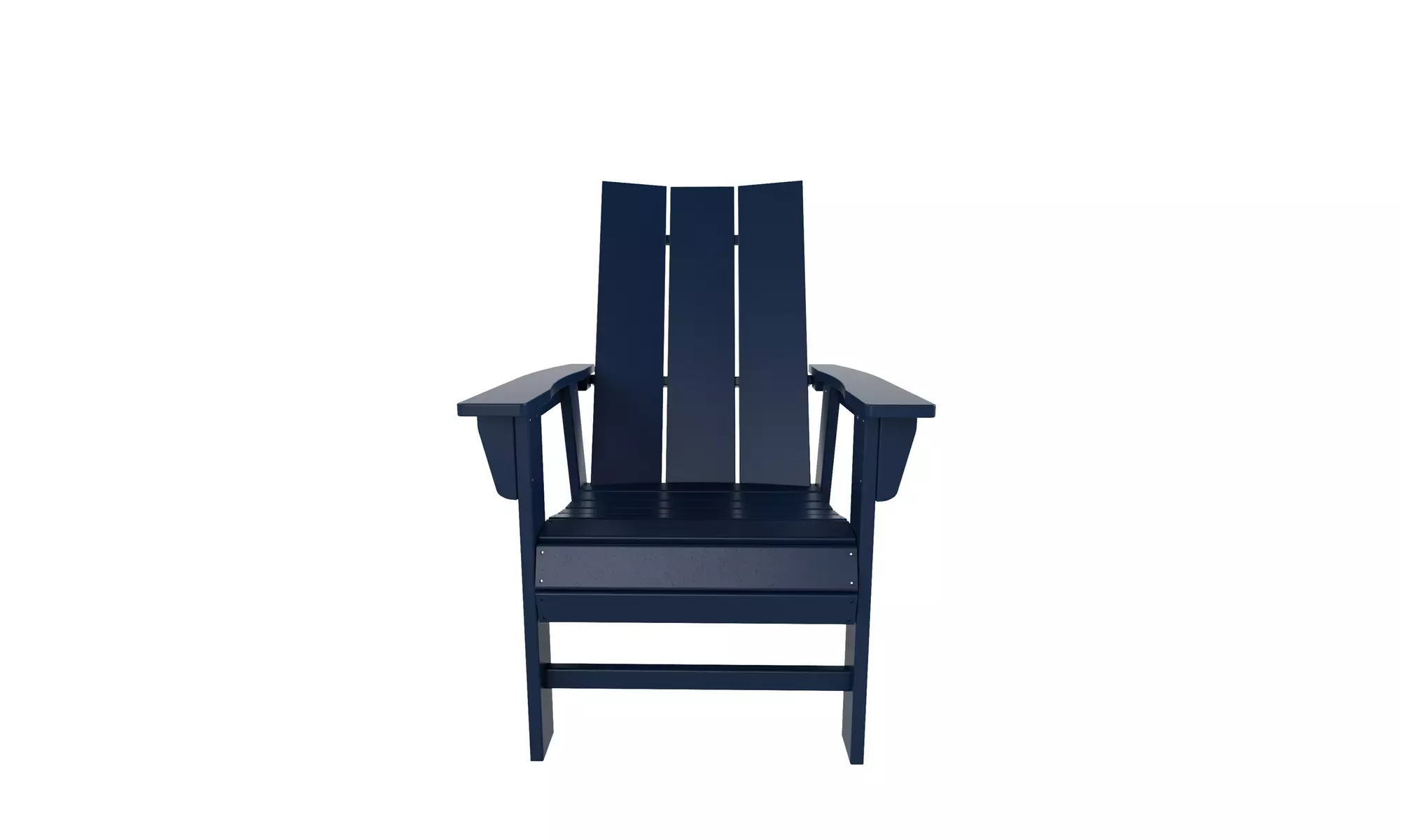 WestinTrends Ashore Outdoor Patio HDPE Modern Adirondack Dining Chair