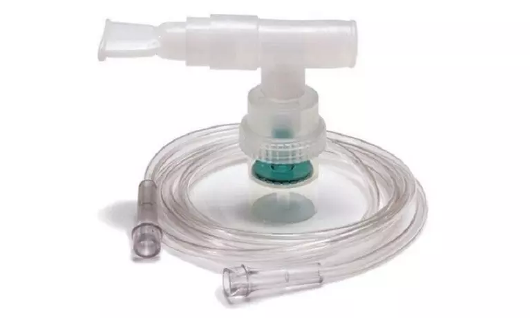 3 Medline disposable Nebulizer kits with tee tubing and mouthpiece HCS4482 - Primary Image