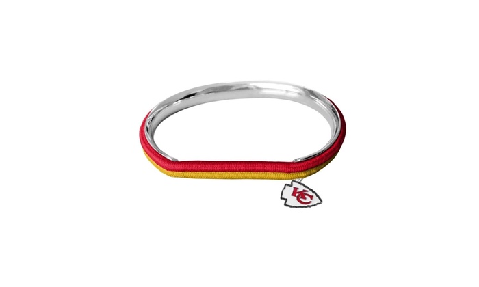 Little Earth 300439 Chie Nfl Hair Tie Bangle Kansas City Chiefs