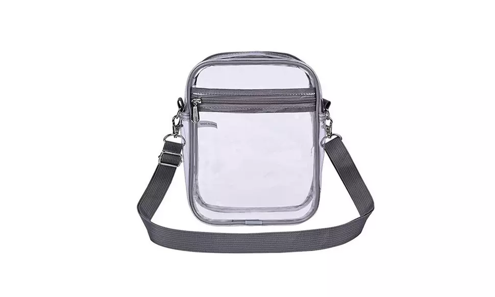 Clear Crossbody Bag Stadium Approved Messenger Shoulder Bag