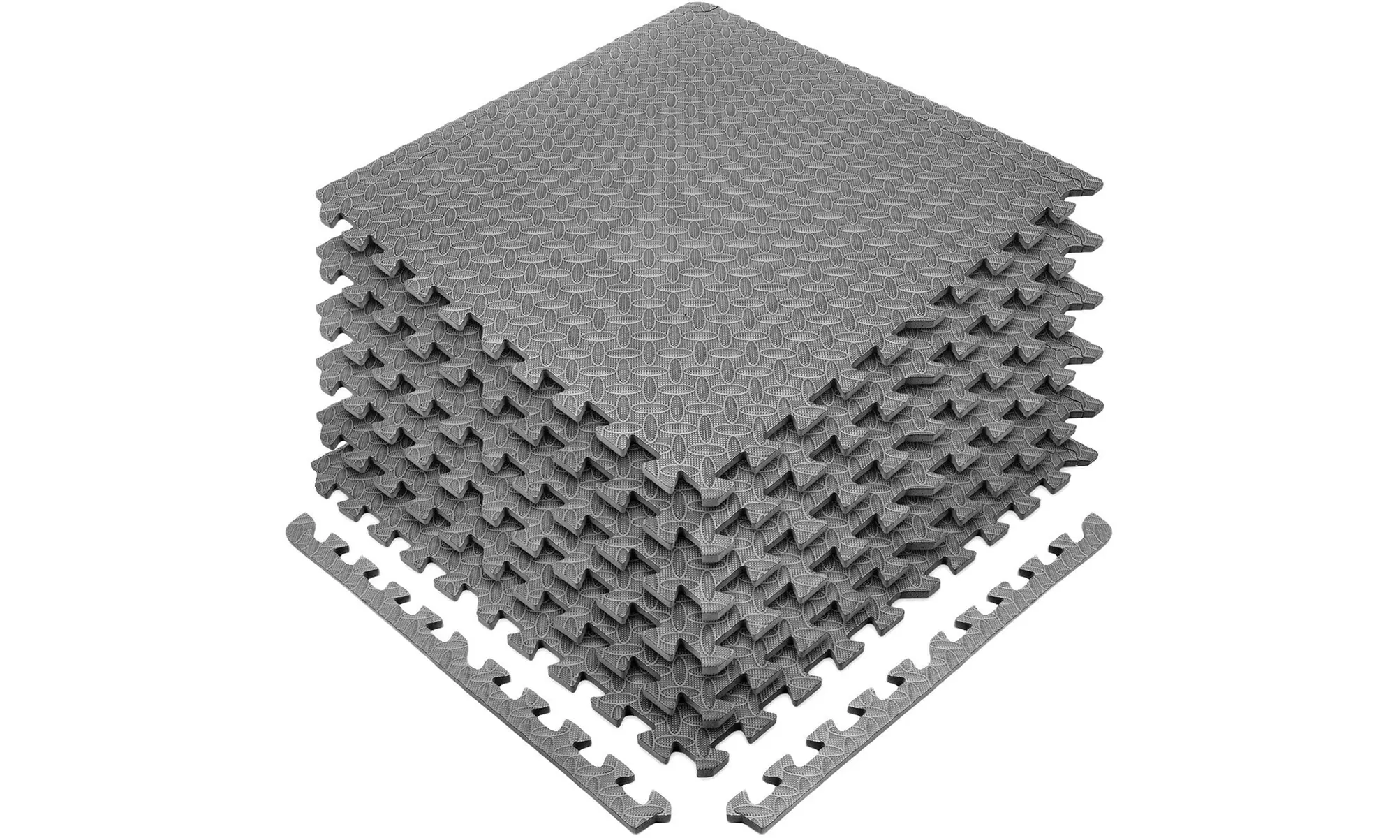 Sivan Health and Fitness Puzzle Exercise Mat, EVA Rubber Foam Interlocking Tiles - Primary Image