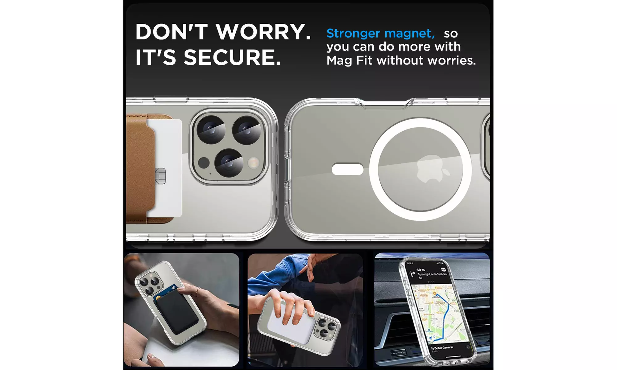 MagSafe Clear Case For iPhone 16 Pro Max 16 Heavy Duty Shockproof 3-Layer Cover