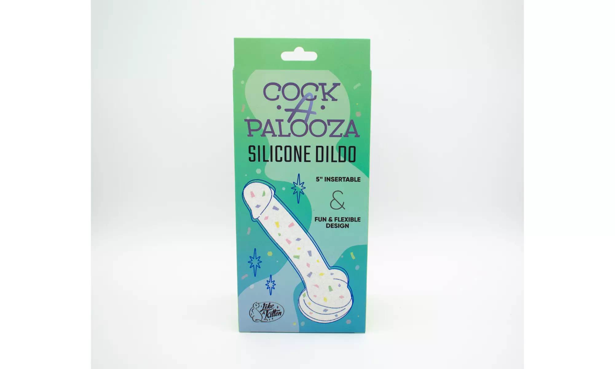 Cock-A-Palooza Confetti Silicone Suction Dildo 