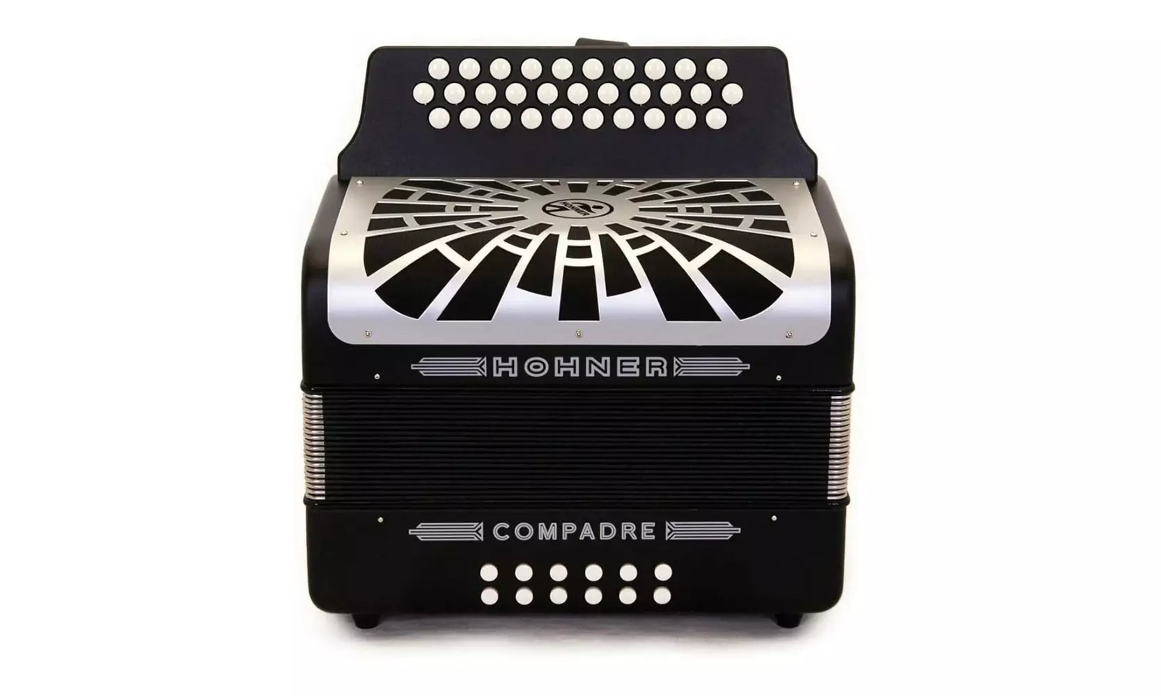 Hohner Compadre GCF Accordion with Gig Bag (Black) - Second Medium
