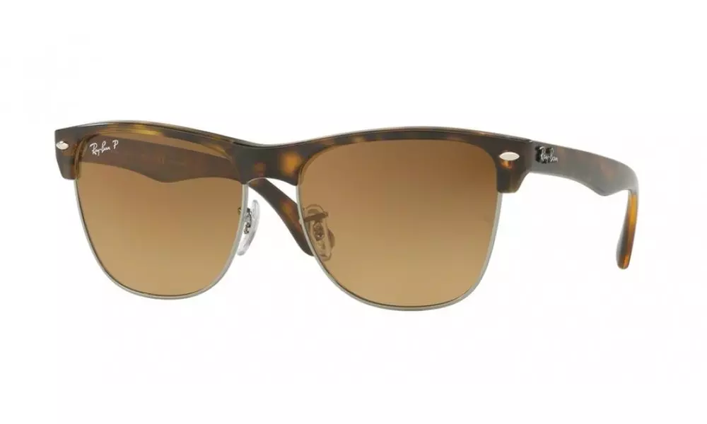 Ray-Ban Clubmaster Square RB4190-878 Polarized Sunglasses - Primary Image