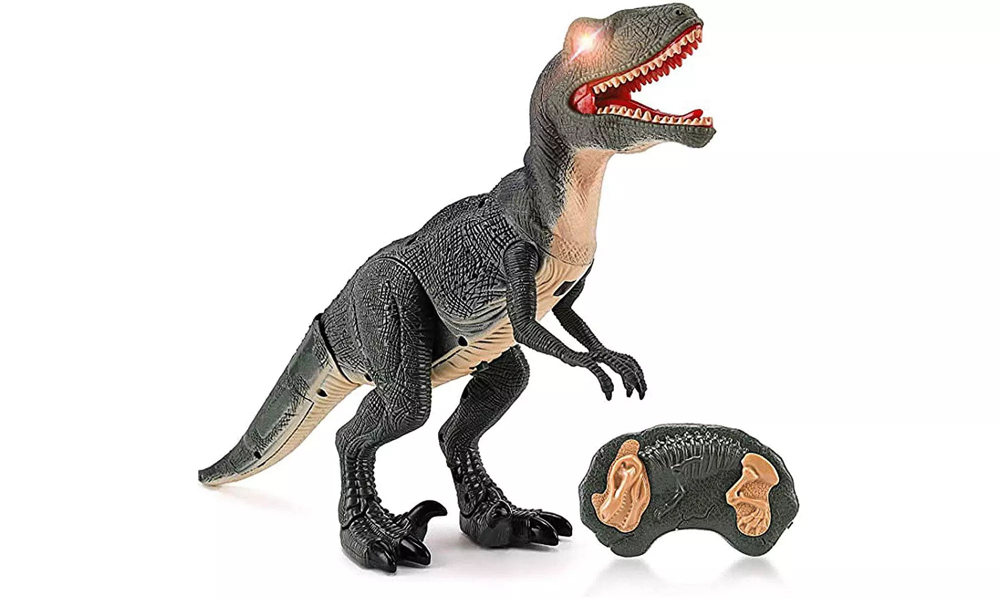 Remote Control Walking Dinosaur Toy with Shaking Head - Primary Image