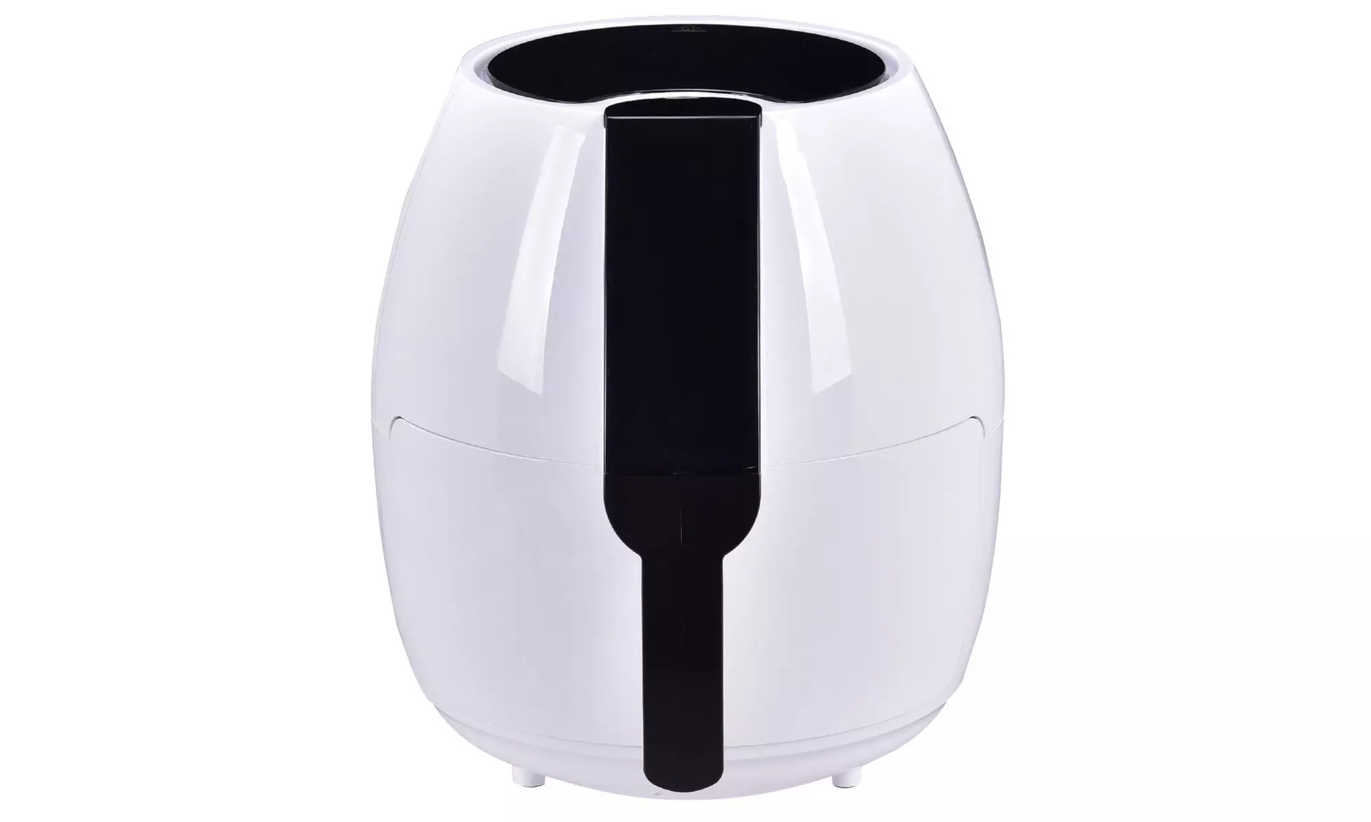 Costway 1500W Electric Air Fryer 4.8 Quart Touch LCD Screen Black/ White - Primary Image
