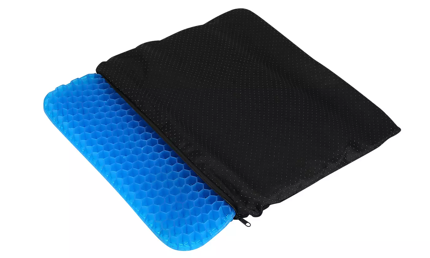 iMounTEK Honeycomb Gel Support Seat Cushion Breathable Egg Seat Pad w/ Cover