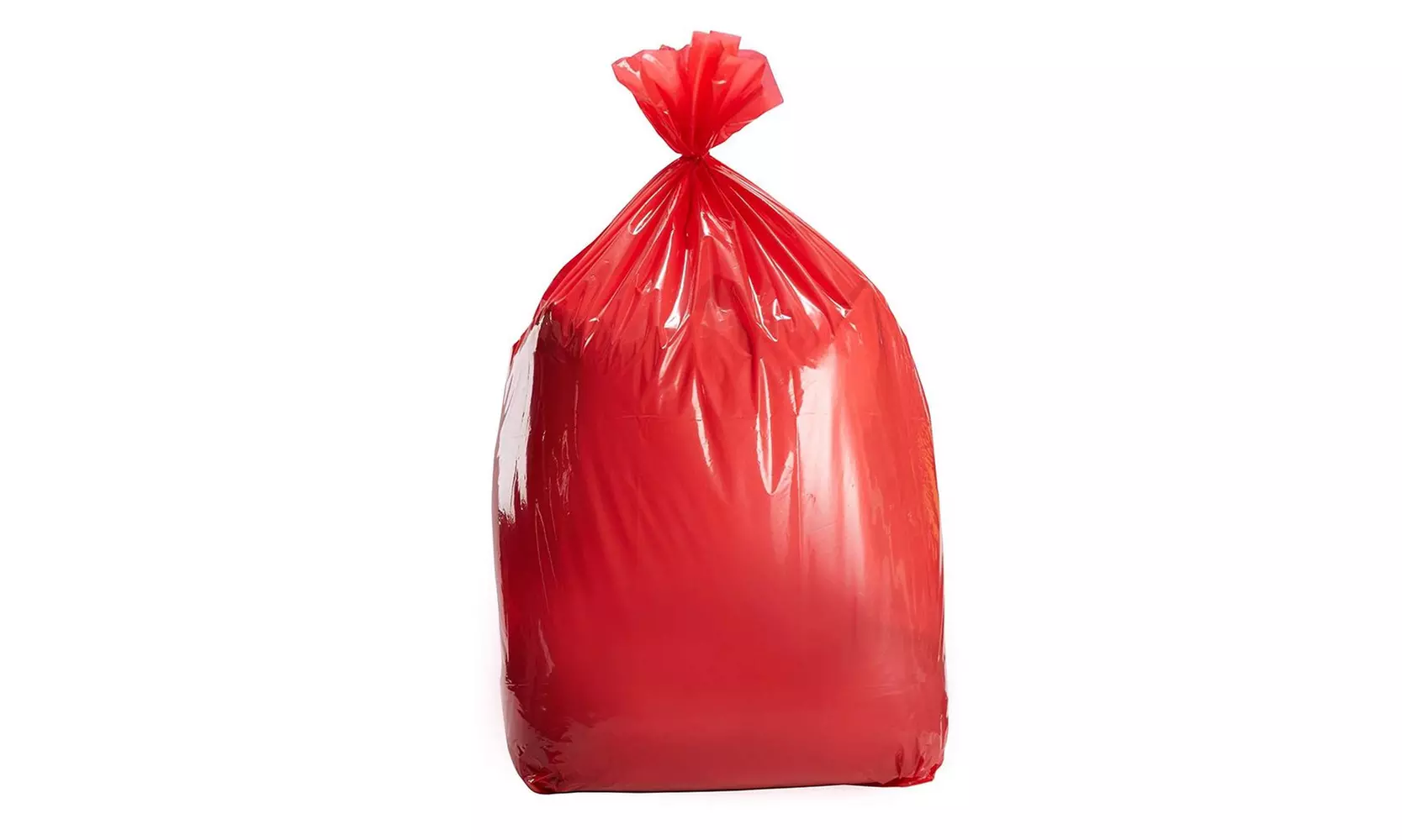 6pcs Red Large Gift Bags Giant Jumbo Plastic Sacks For Wrapping Oversized Gifts - Primary Image
