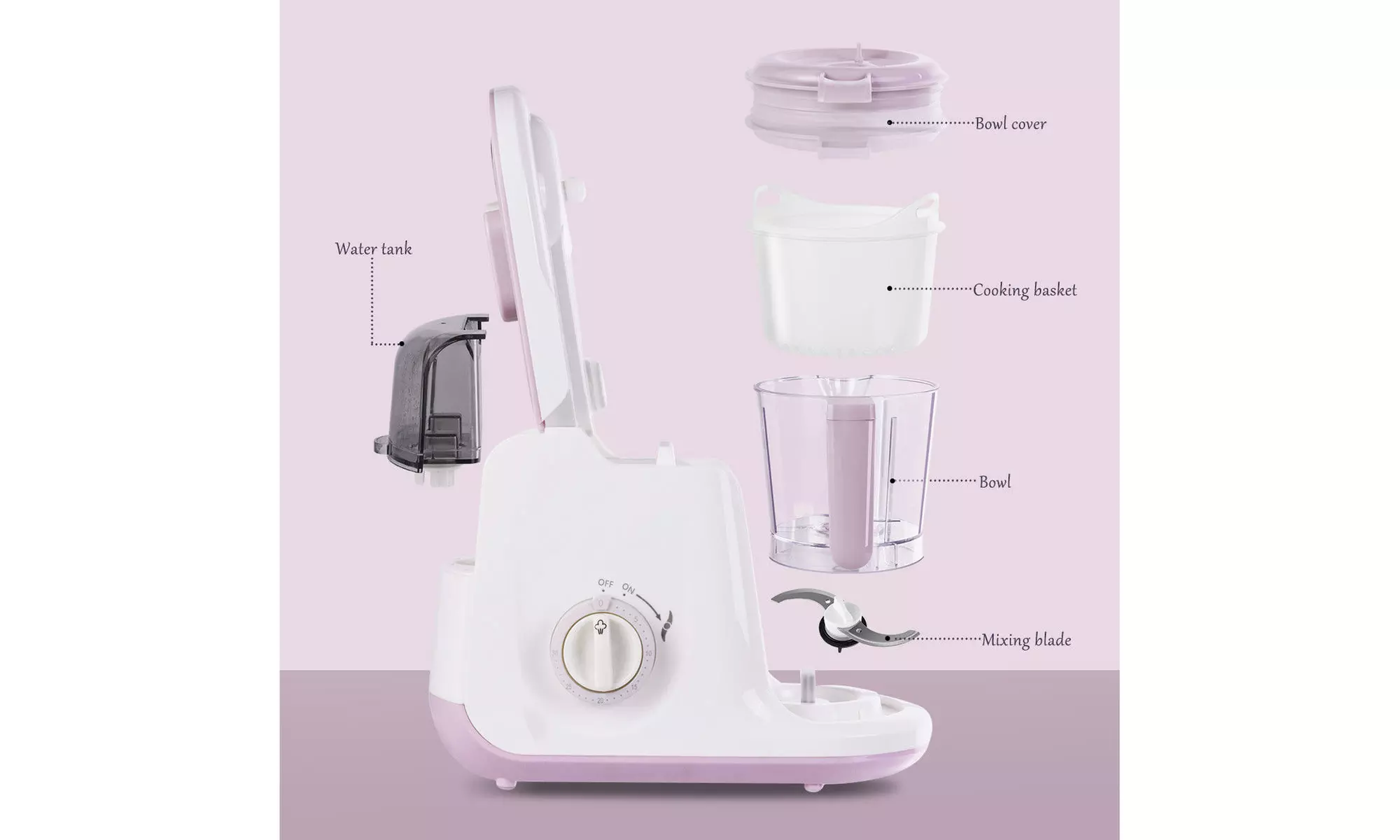 5 In 1 Baby Food Maker Infant Feeding Blender Puree Processor Heating  - Second Medium