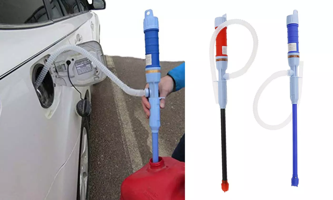 Handheld Battery Operated Oil Pump Siphon Liquid Transfer Pump Water Gas Tools - Primary Image