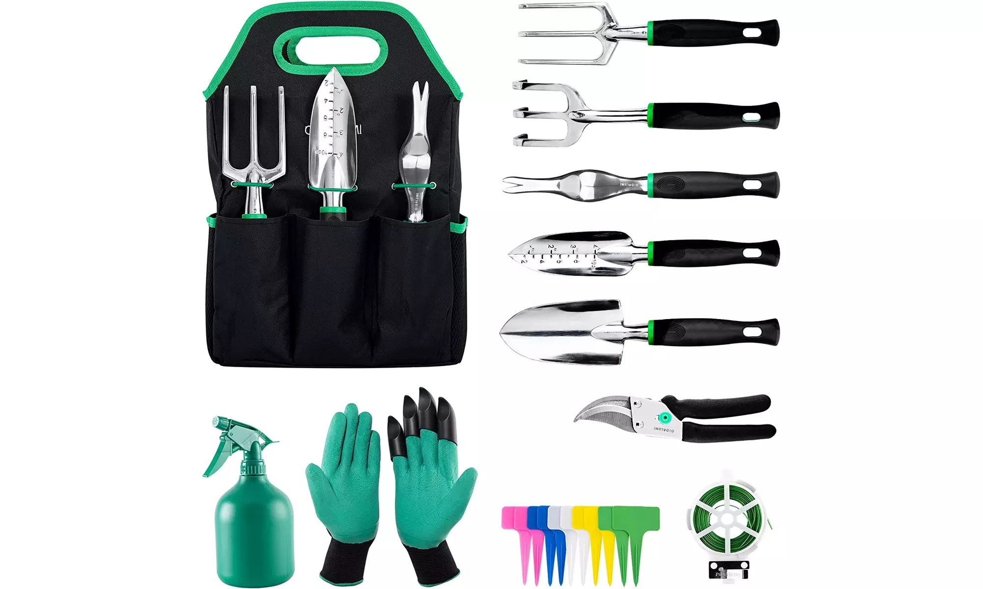 Gardening Tool Set 20 Pcs, Aluminum Garden Hand Tools Set - Primary Image