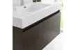Mezzo 36" Gray Oak Wall Hung Modern Bathroom Vanity with Medicine Cabinet - Second Medium