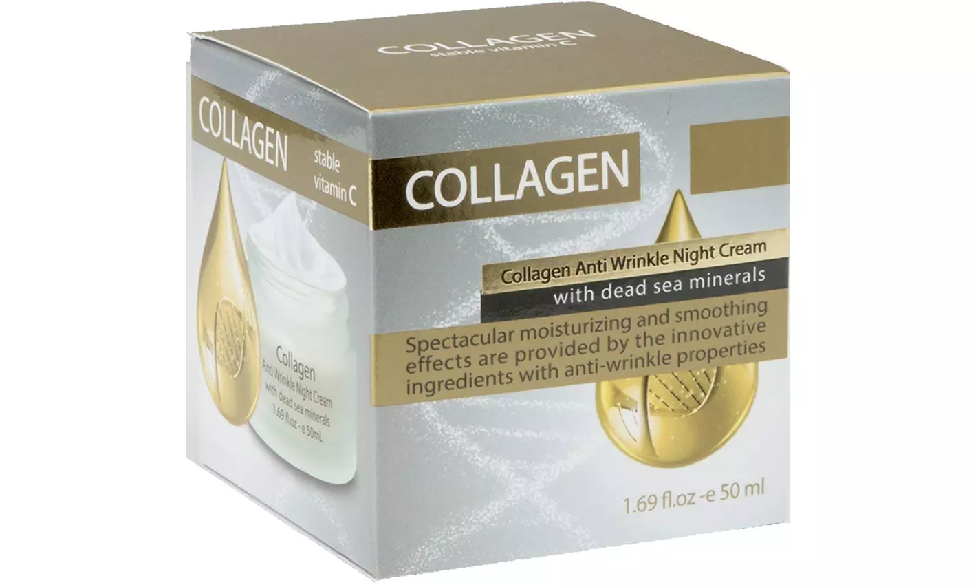 20 Pcs Anti Wrinkle Night Cream with Collagen & Dead Sea Minerals - Primary Image
