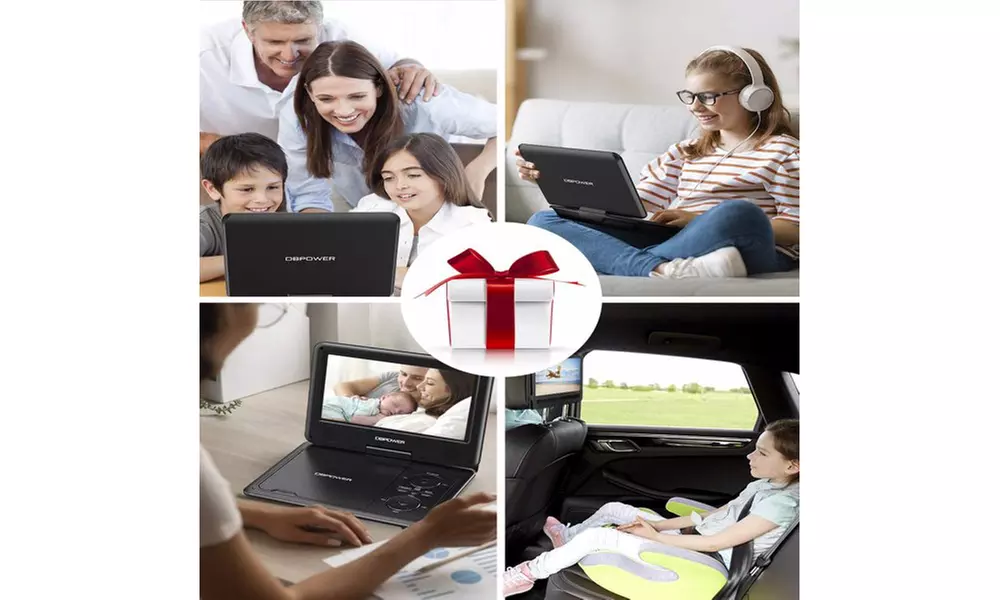 11.5in Portable DVD Player, 9in Swivel Screen Region Free - Second Medium