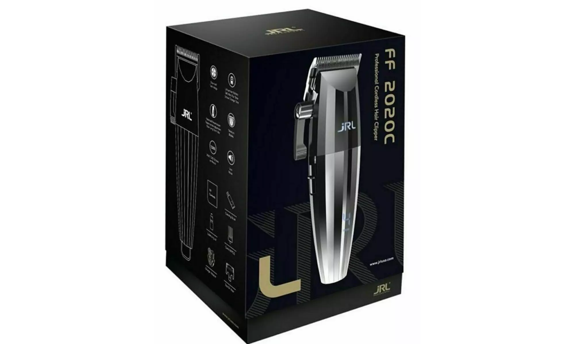 JRL Professional FF 2020C Cordless Lithium Ion Clipper Silver - Primary Image