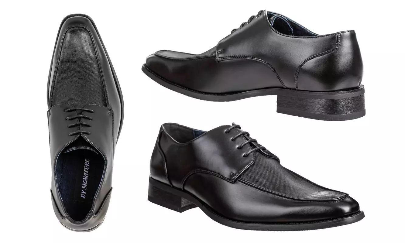 Signature Men's Classic Lace Up Dress Shoes