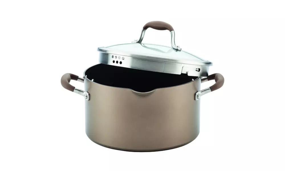 Anolon Advanced Hard-Anodized Nonstick Covered Stockpot w Lid 6 Qt - Primary Image