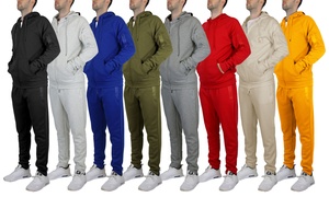 Men's Tech Fleece Hoodie & Jogger 2-Piece Matching Set (Sizes, S-4XL)