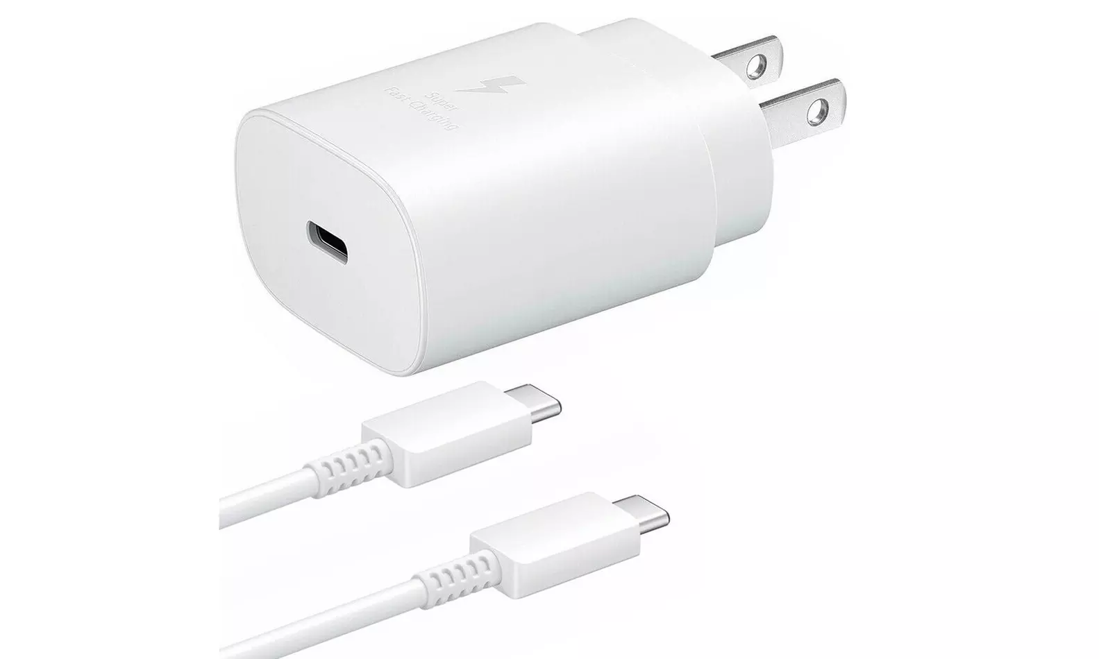 Super Fast Charger 25W Wall Adapter and USB-C Cable for All Samsung phones  