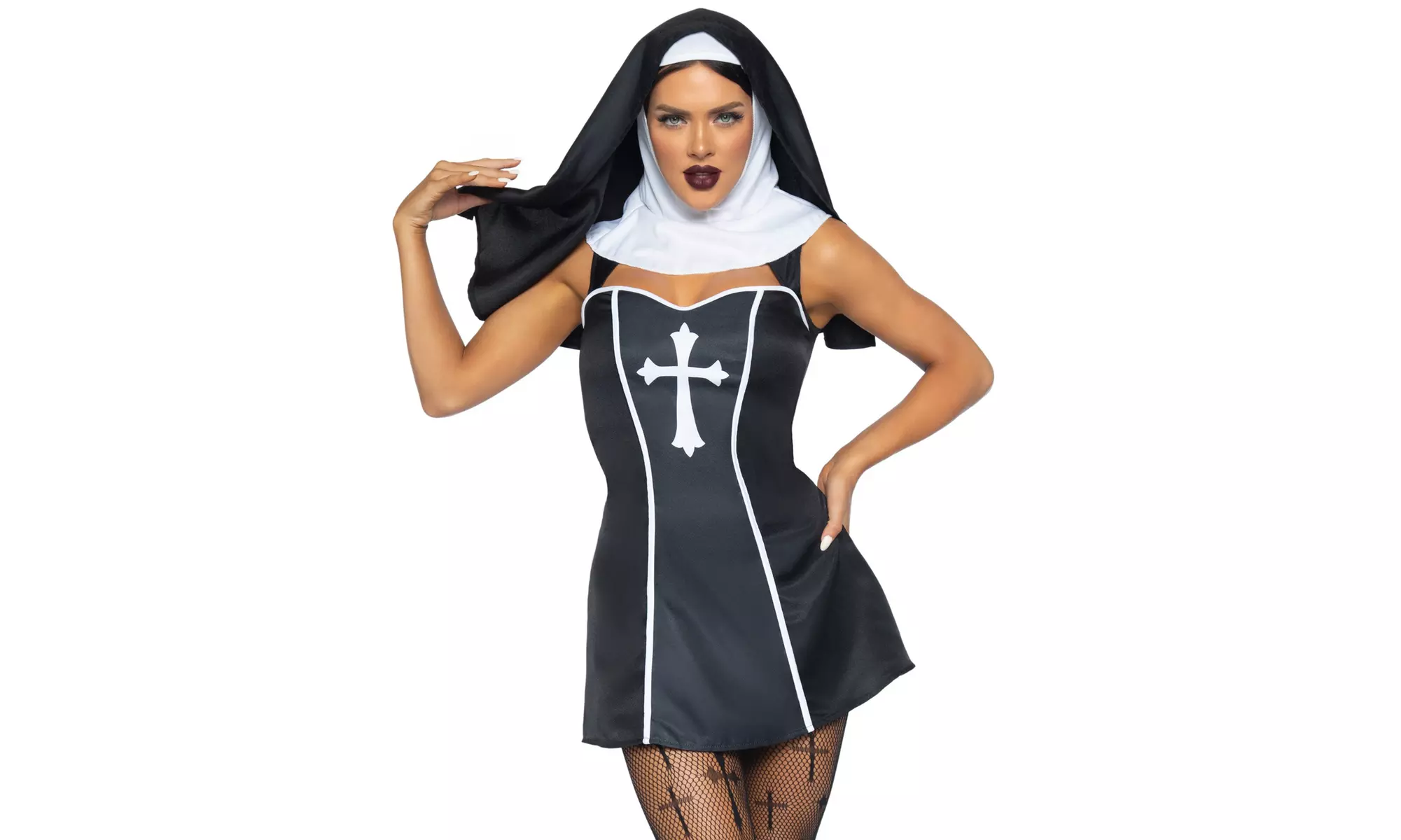 Leg Avenue Women's Naughty Nun Costume - Second Medium