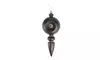 4ct Matte Brown Retro Shatterproof Christmas Finial Ornaments 7.5"