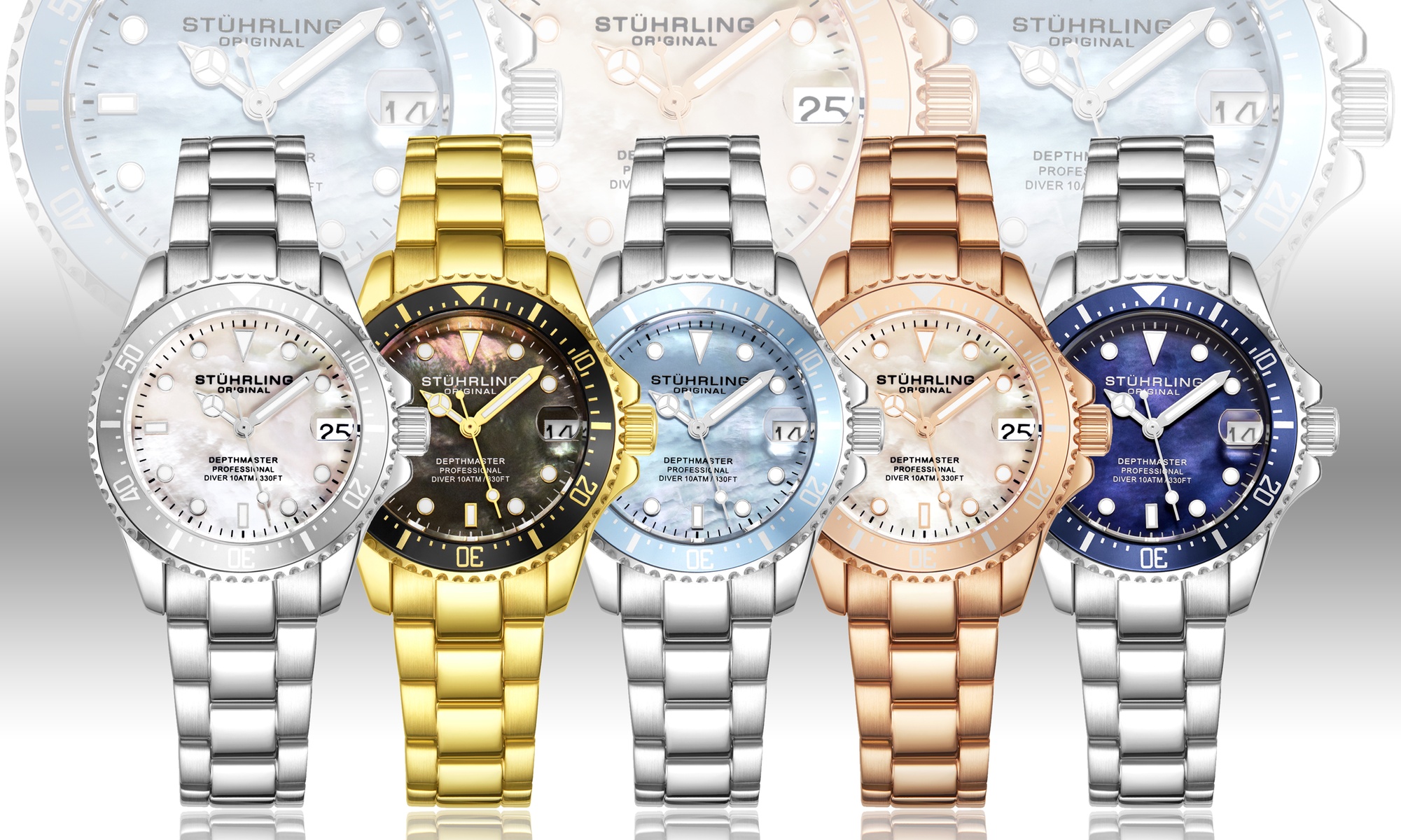 Stuhrling Original Women's Professional Dive Watch GP17175