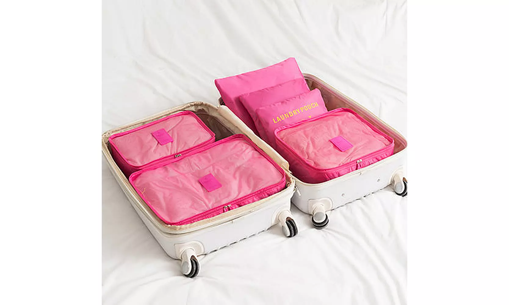 9Pcs Waterproof Clothes Storage Bags Packing Cube Travel Luggage Organizer Pouch