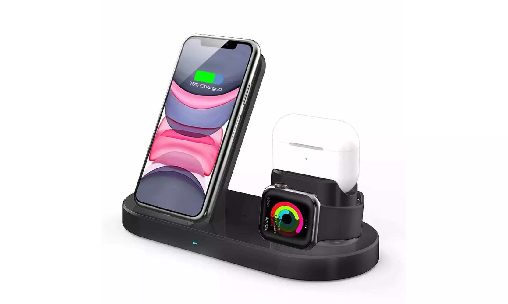 3-in-1 Wireless Desktop Charging Station Magnetic Wireless Charging Stand - Primary Image