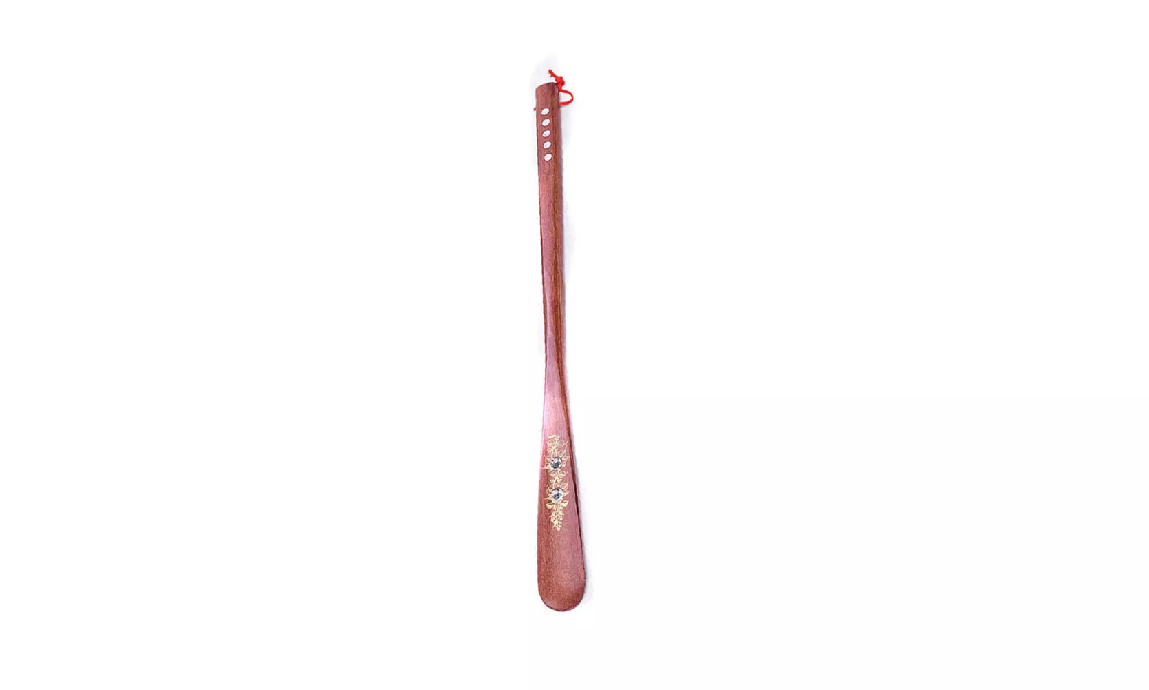 US 1-2 Pcs Extra Long Handle Shoehorn Shoe Horn AID Stick Wooden 55cm 21.5'' - Primary Image