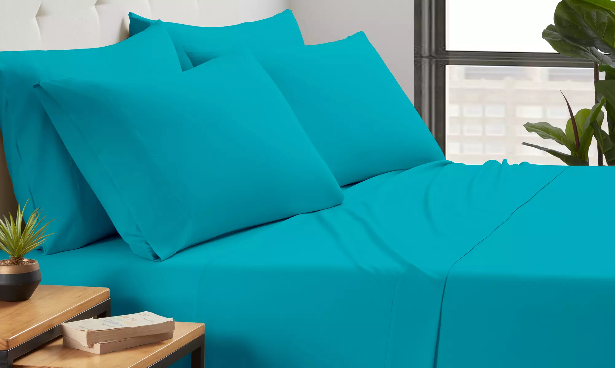 Kathy Ireland Bamboo Cooling 6 Piece Sheet Set with Deep Pockets 
