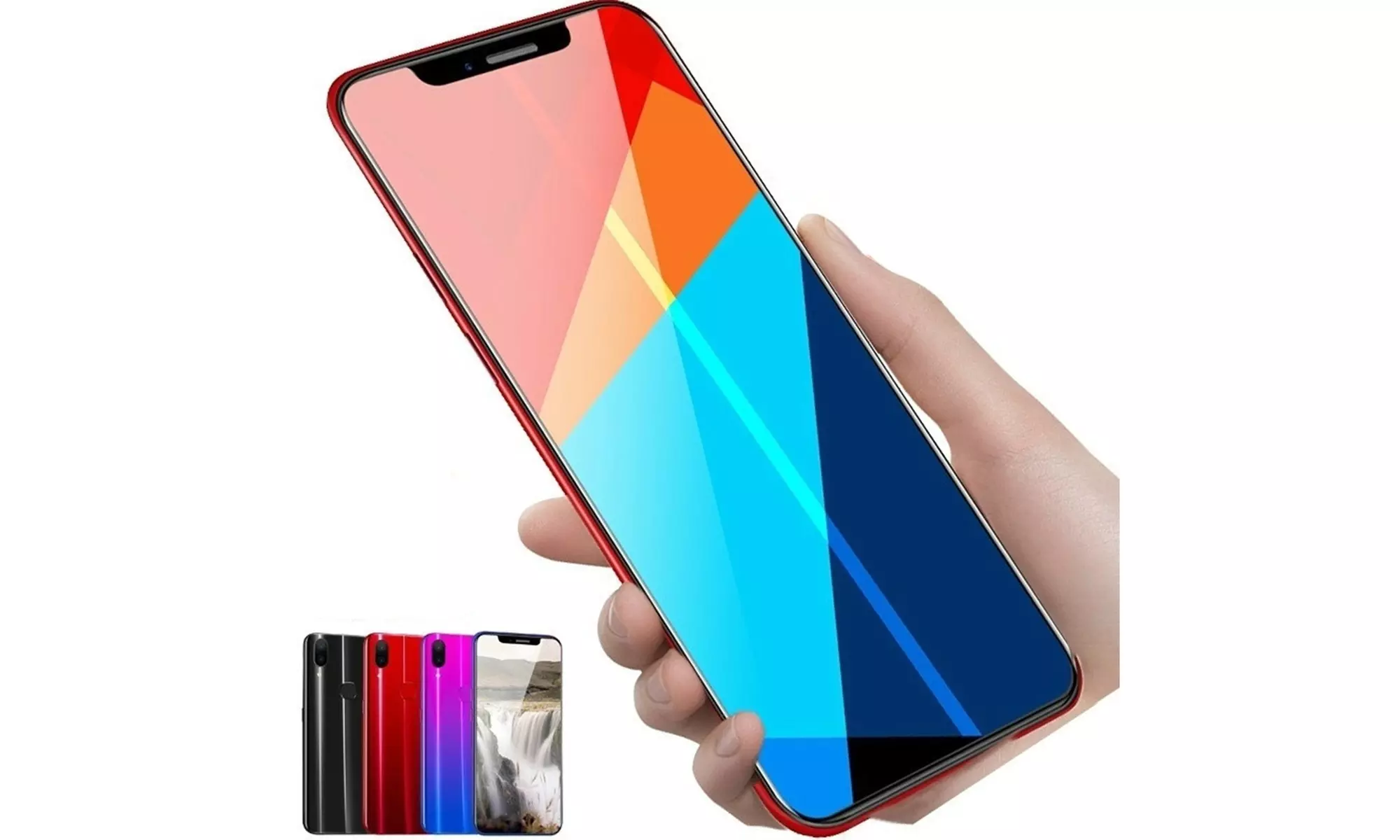 X21 Fingerprint Unlock Full Screen Dual Cameras 2G RAM&32G ROM Smartphone - Primary Image