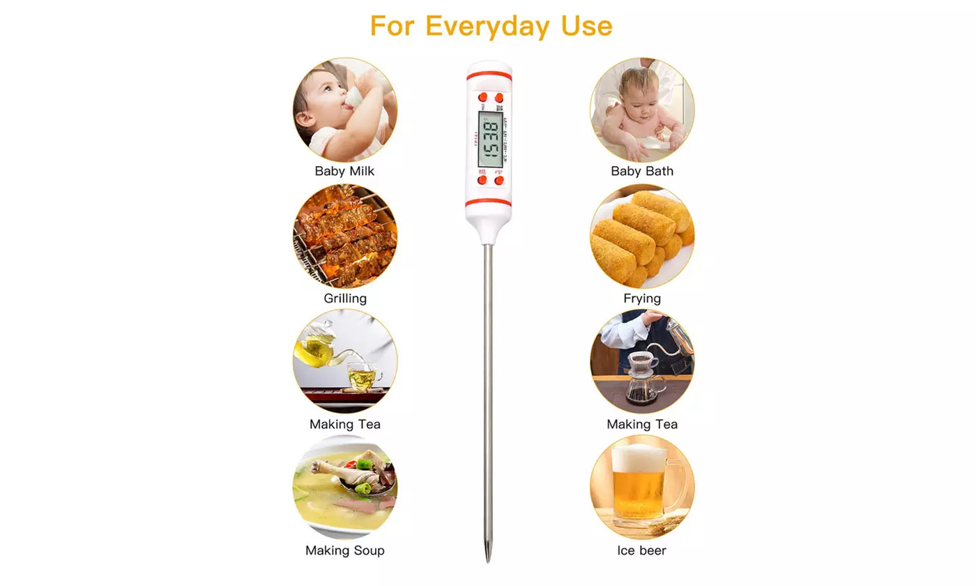 Digital Meat Thermometer Kitchen Food BBQ Grill Smoker Thermometer