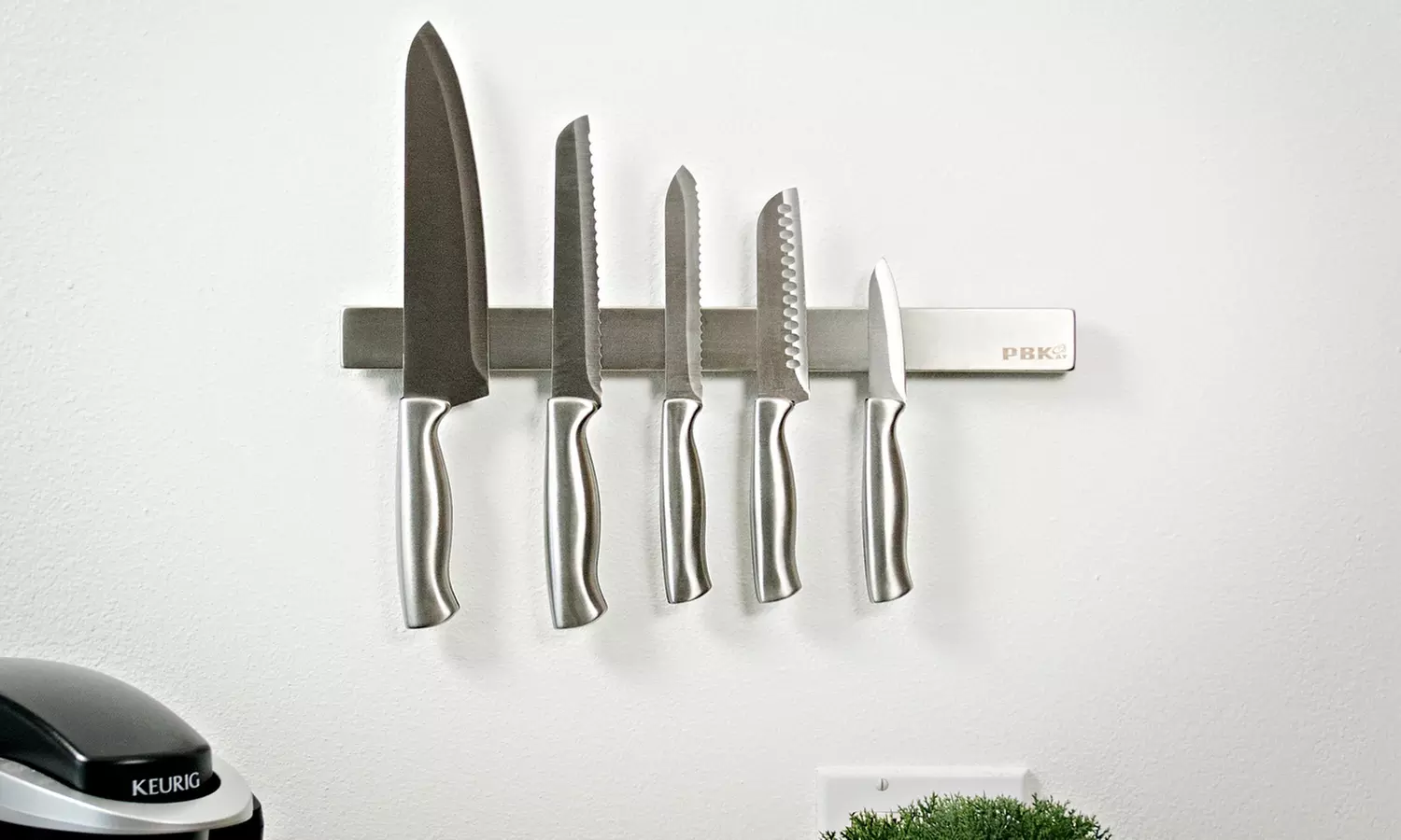 Stainless Steel Magnetic Knife Bar - Second Medium