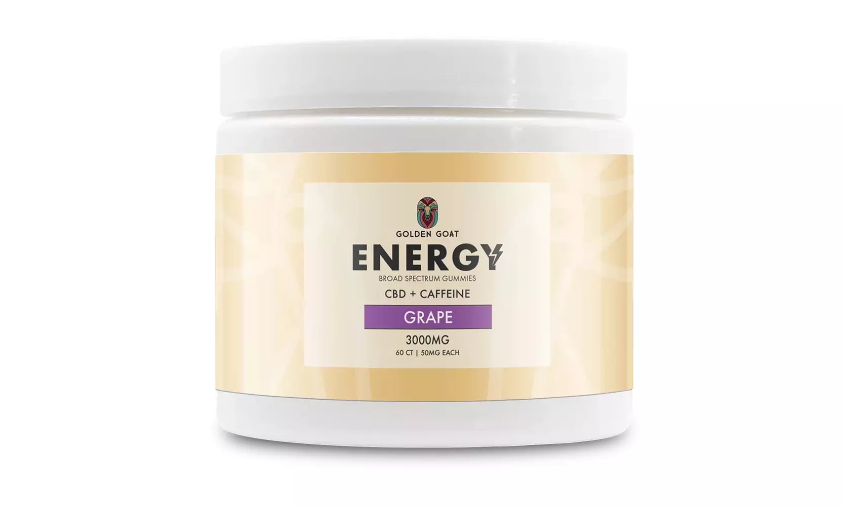 Golden Goat CBD Calm and Energy Infused Gummies