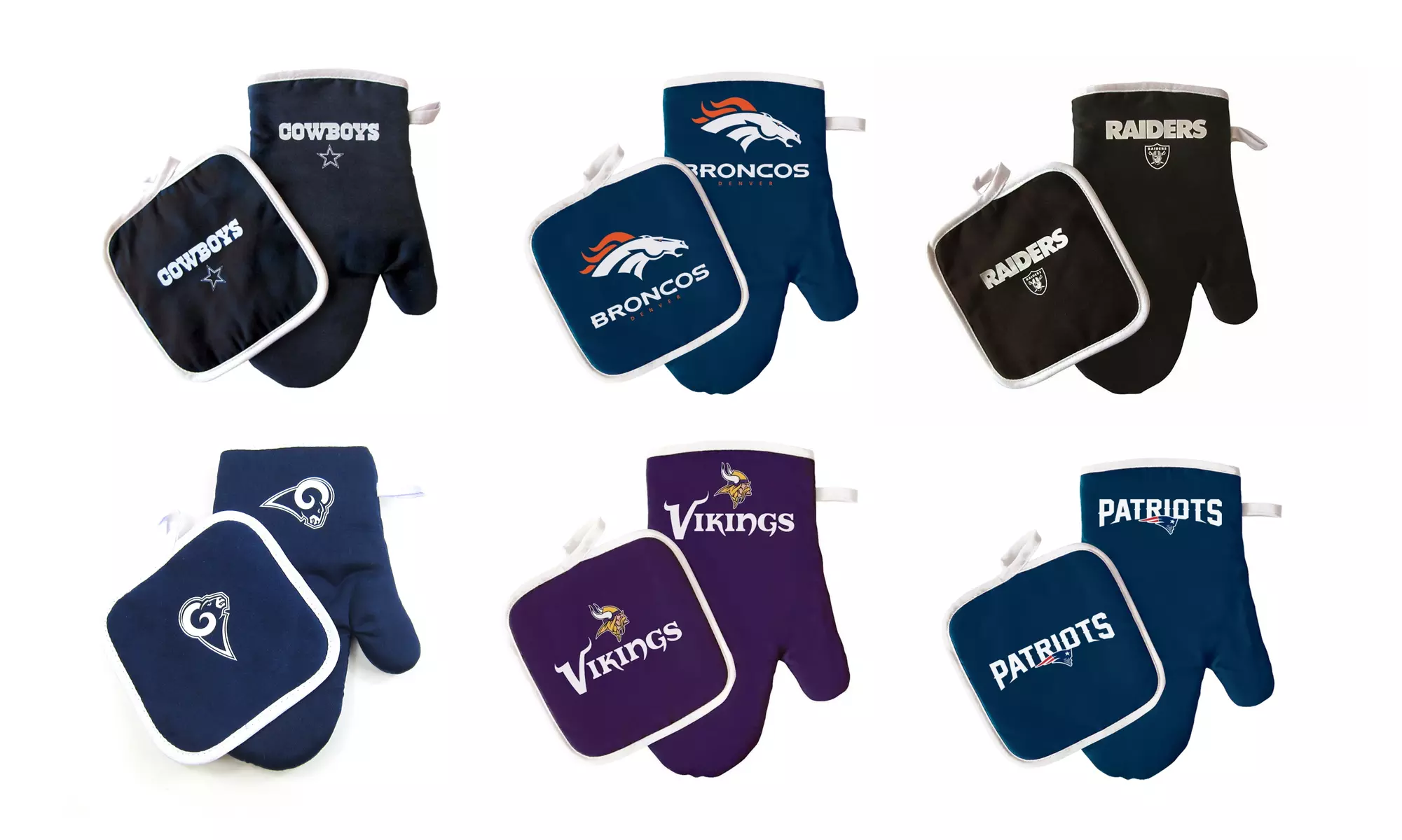 NFL Oven Mitt & Potholder Set, 2-Piece
