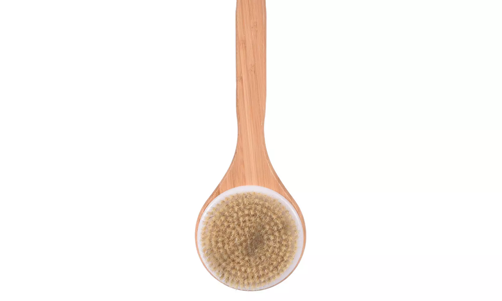 US 1-2 Natural Bristle Wooden Bath Shower Brush Spa Back Body Dry Skin Scrubber