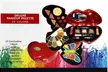 45 Colors Heart Makeup Palette (Eye-shadow Blush Gloss Mascara Lipstick) - Second Medium