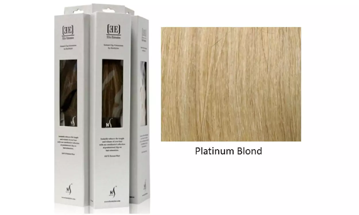 Herstyler Elite Extension Instant Clip 16" 100% Human Hair - Second Medium