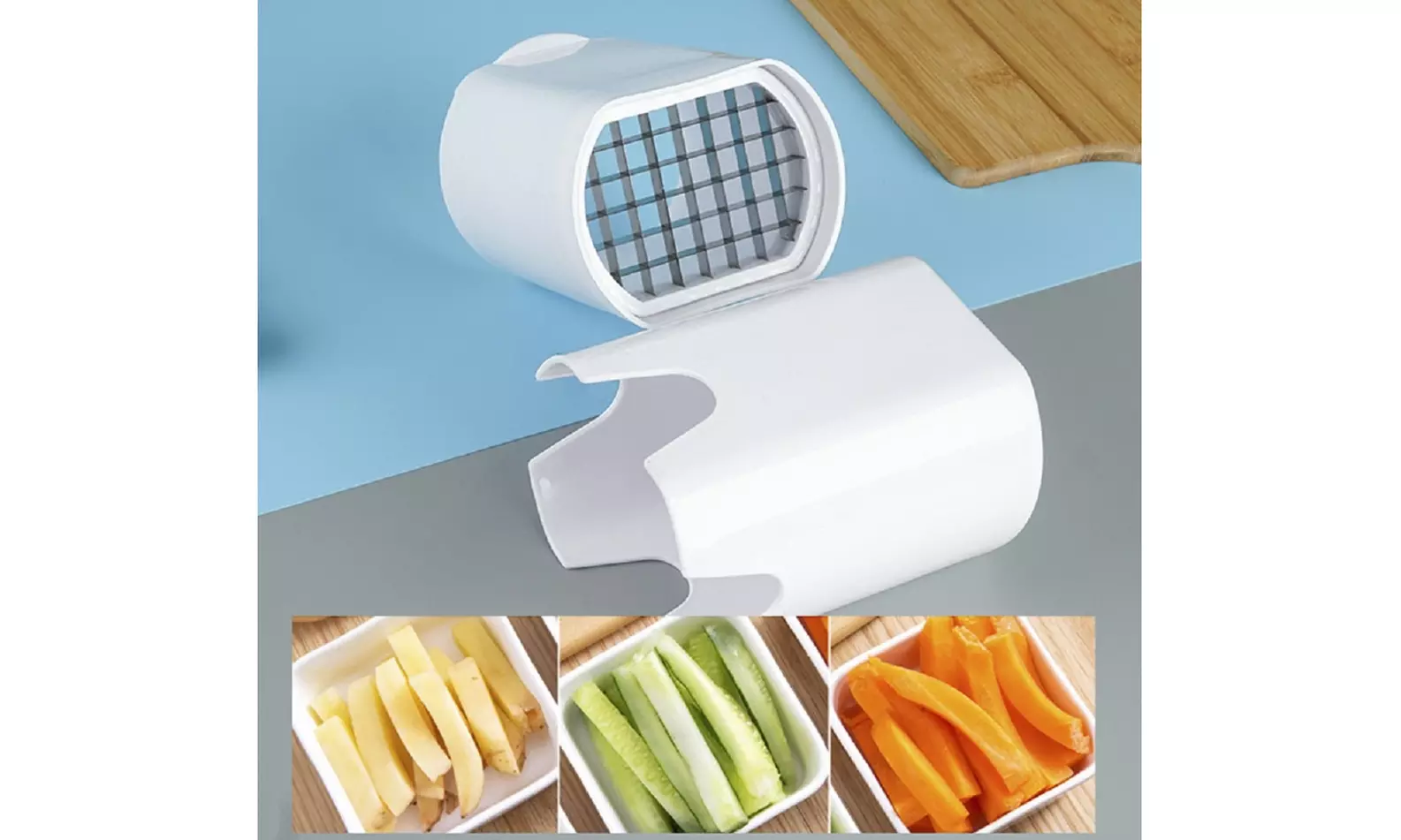 Potato Fries Cutter-Easy French Fry Cutter Vegetable Fruit Dicer Kitchen Tool