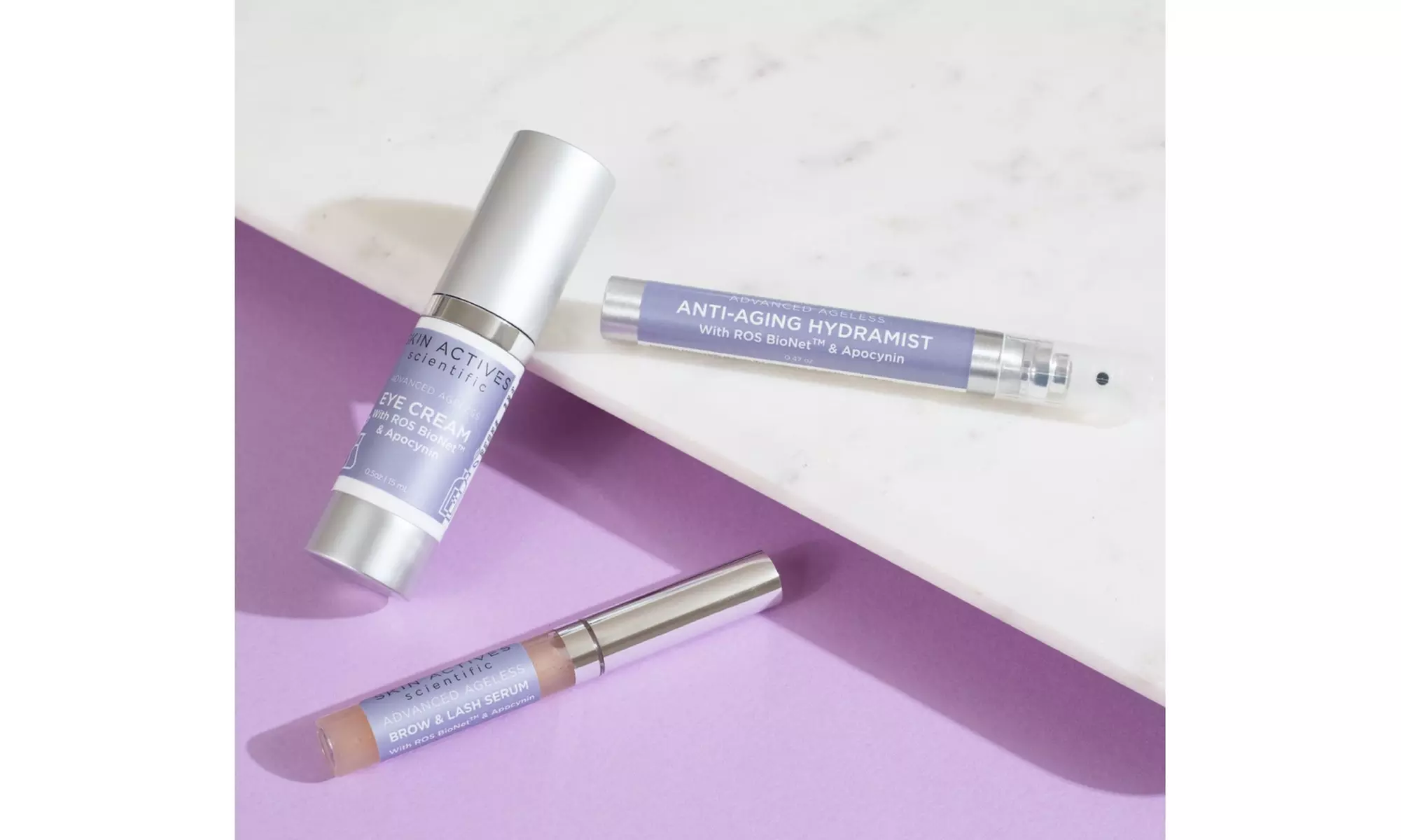 Skin Actives Brow and Lash Serum - ROS BioNet and Apocynin - 5mL - 2-Pack - Second Medium