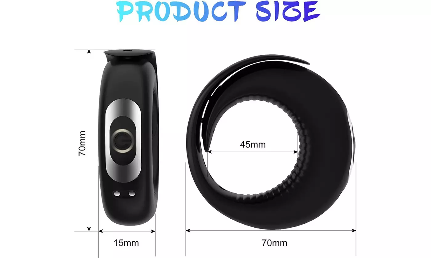 Vibrating Penis Ring Adjustable Sex Toys